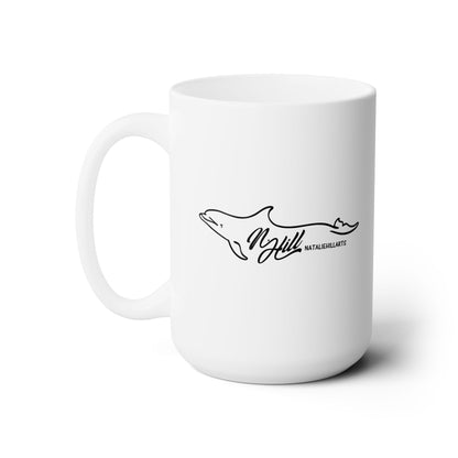 Mistletoe Mako Shark Ceramic Mug 15oz