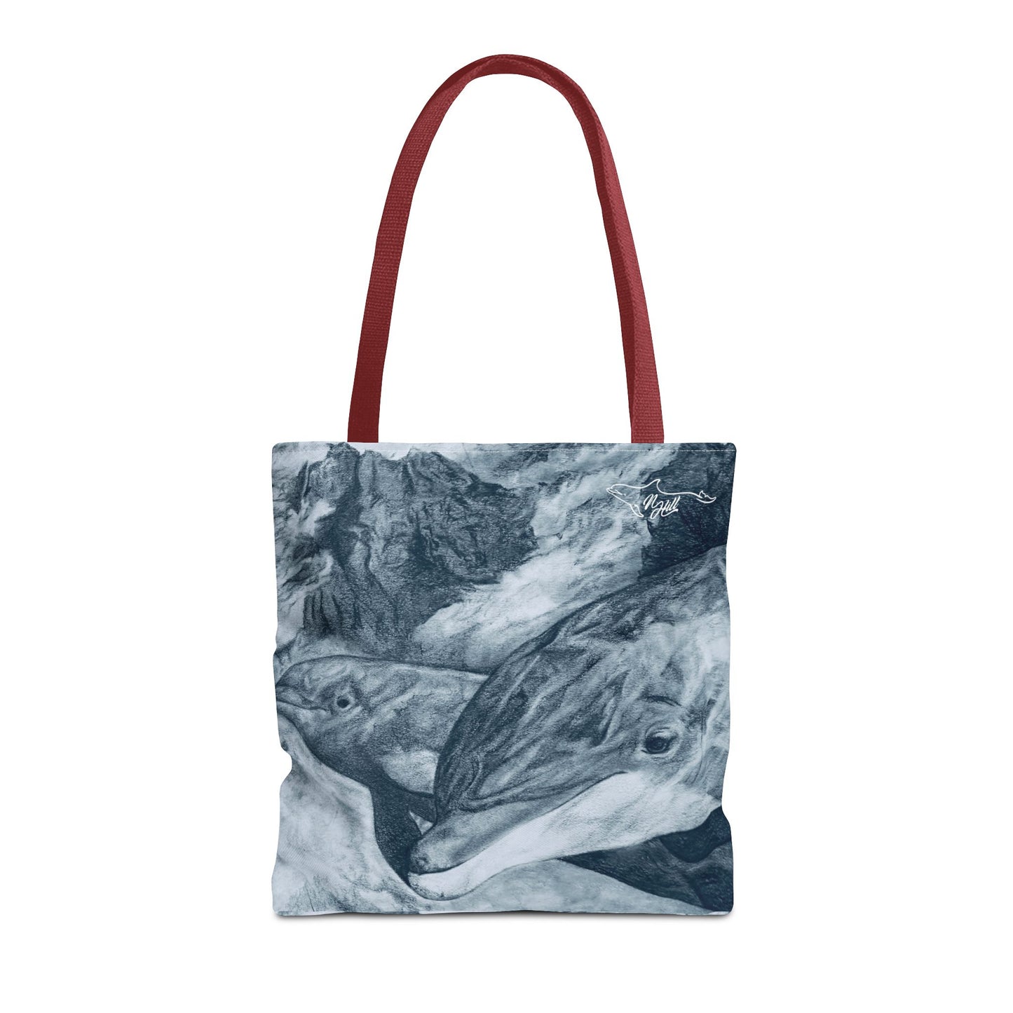 Dolphin Summit Tote Bag (AOP)