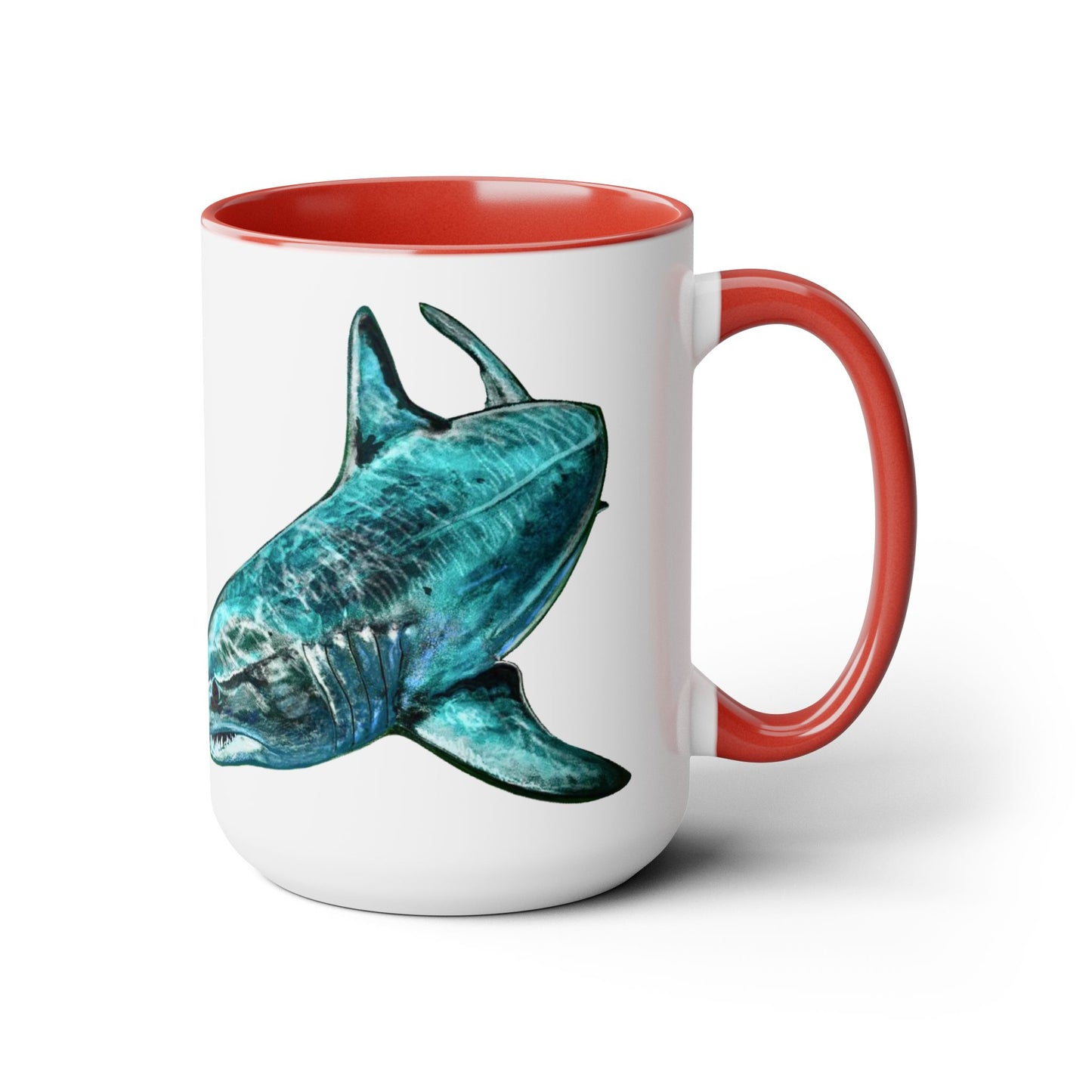 Mako Two-Tone Coffee Mugs, 15oz