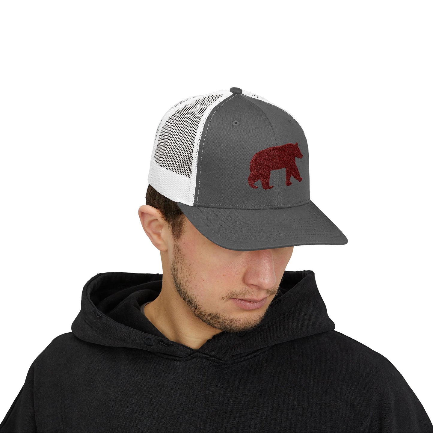 Bear Snapback Trucker Cap