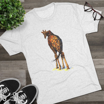 Giraffe Unisex Tri-Blend Crew Tee