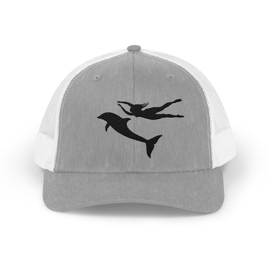 Dolphin Dive Snapback Trucker Cap