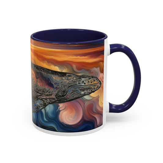 Humpback Whale Accent Coffee Mug (11, 15oz)