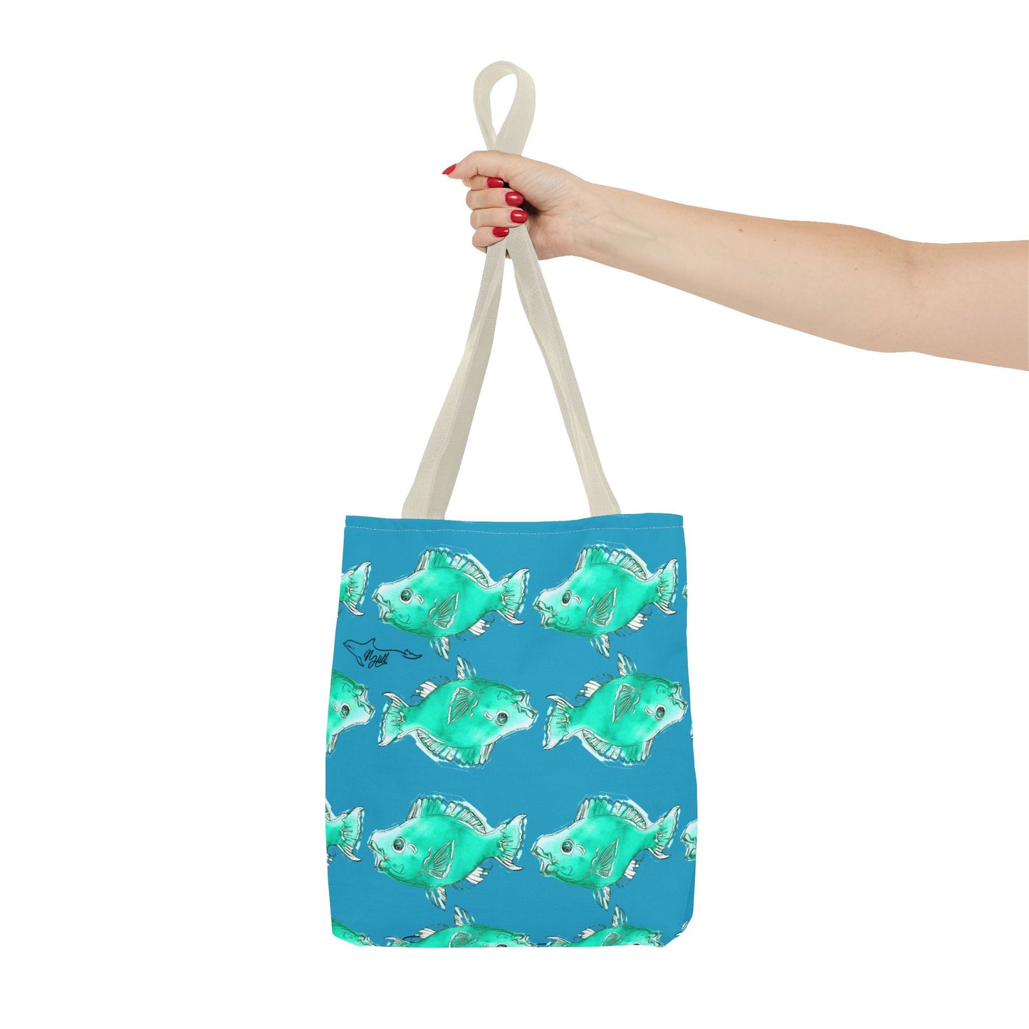 Blue Parrot FishTote Bag (AOP)