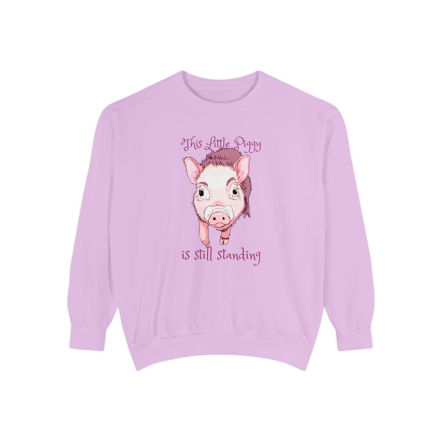 This Little Piggy Unisex Garment-Dyed Sweatshirt