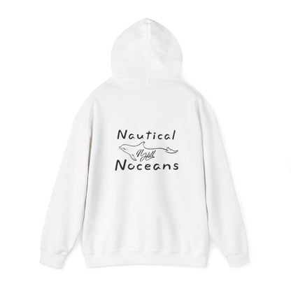 Natalie Hill Arts Nautical Noceans Unisex Heavy Blend™ Hooded Sweatshirt