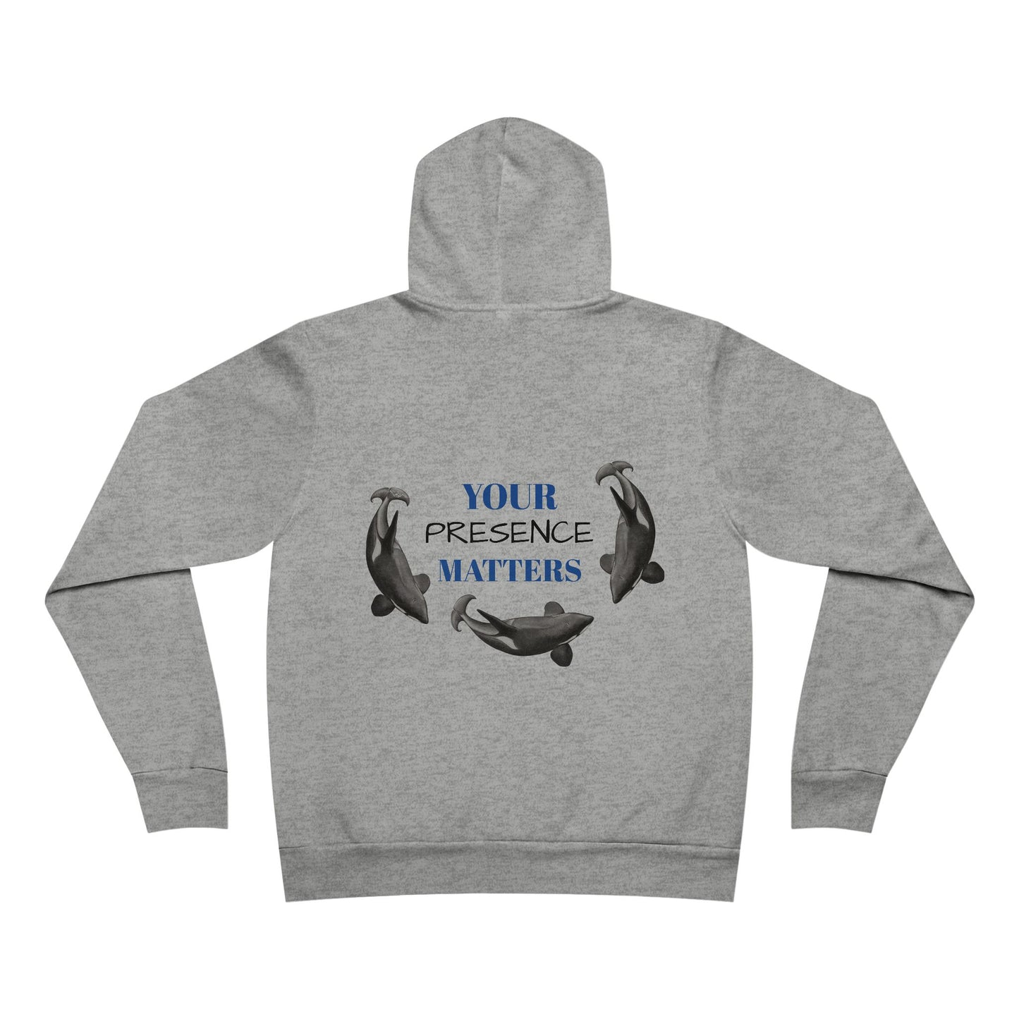 Orca Unity Your Presence Matters Unisex Sponge Fleece Pullover Hoodie