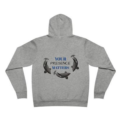 Orca Unity Your Presence Matters Unisex Sponge Fleece Pullover Hoodie
