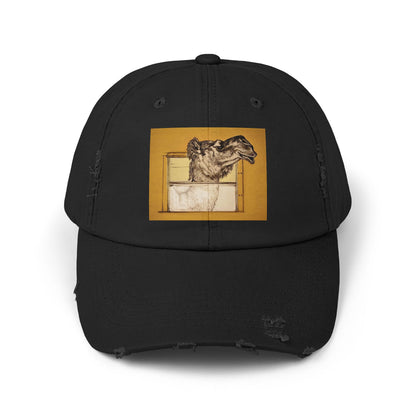 Bussin Clyde The Camel Unisex Distressed Cap