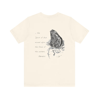 Humpback Whale/Scripture Unisex Jersey Short Sleeve Tee