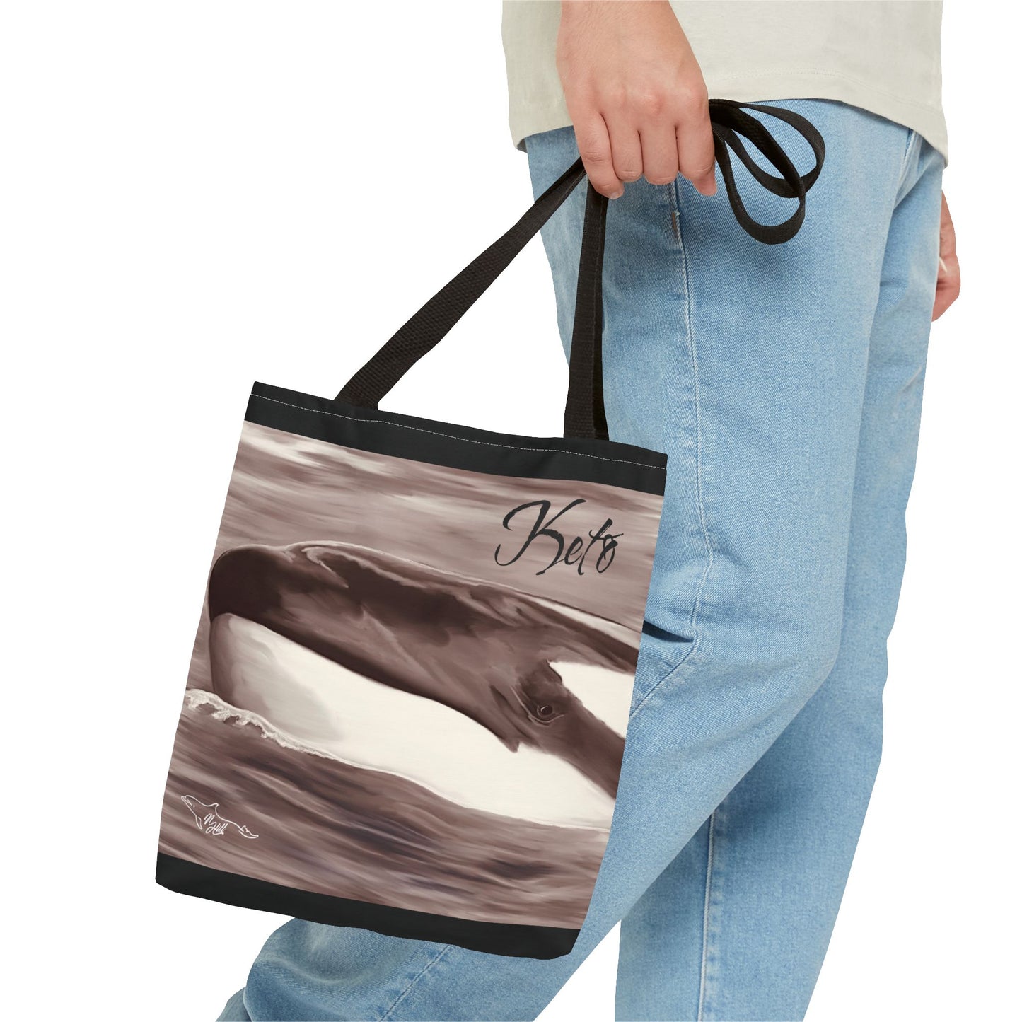 Keto Orca Tote Bag (AOP)