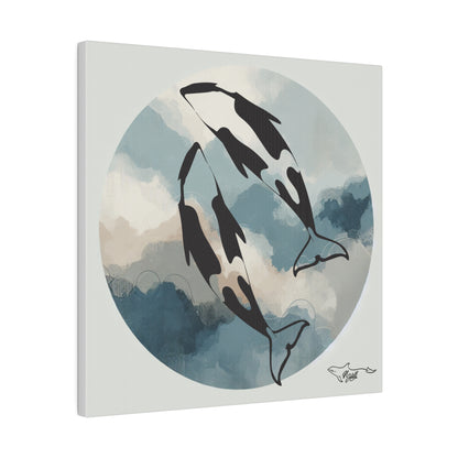 Orcas World Matte Canvas 12" x 16", Stretched, 0.75"