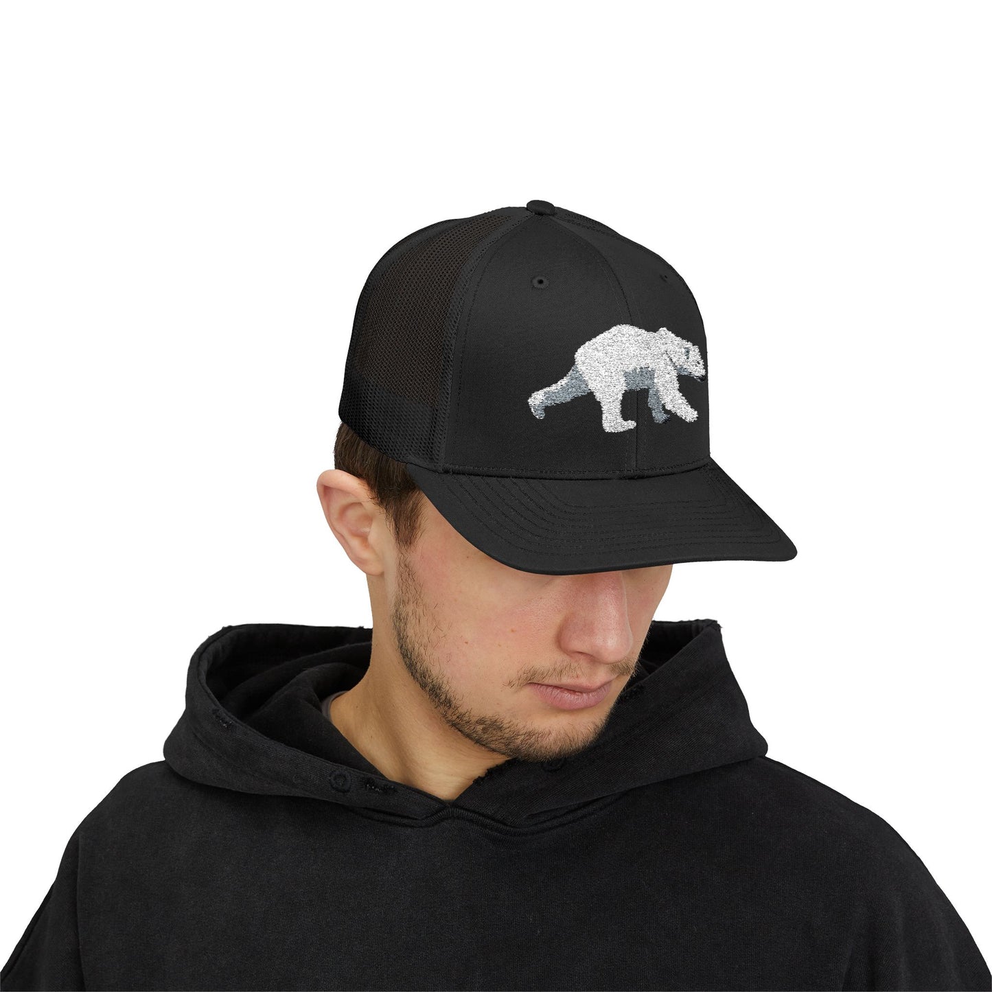 Polar Bear Snapback Trucker Cap
