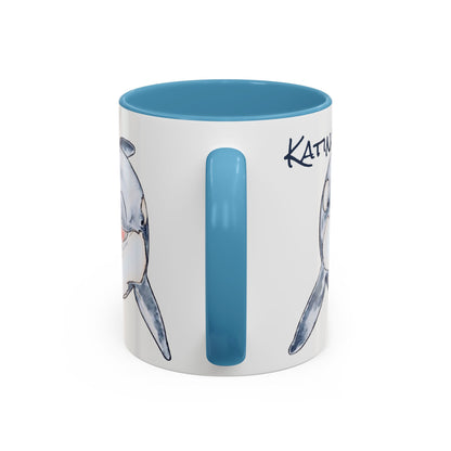 Katina Orca Whale Accent Coffee Mug (11, 15oz)