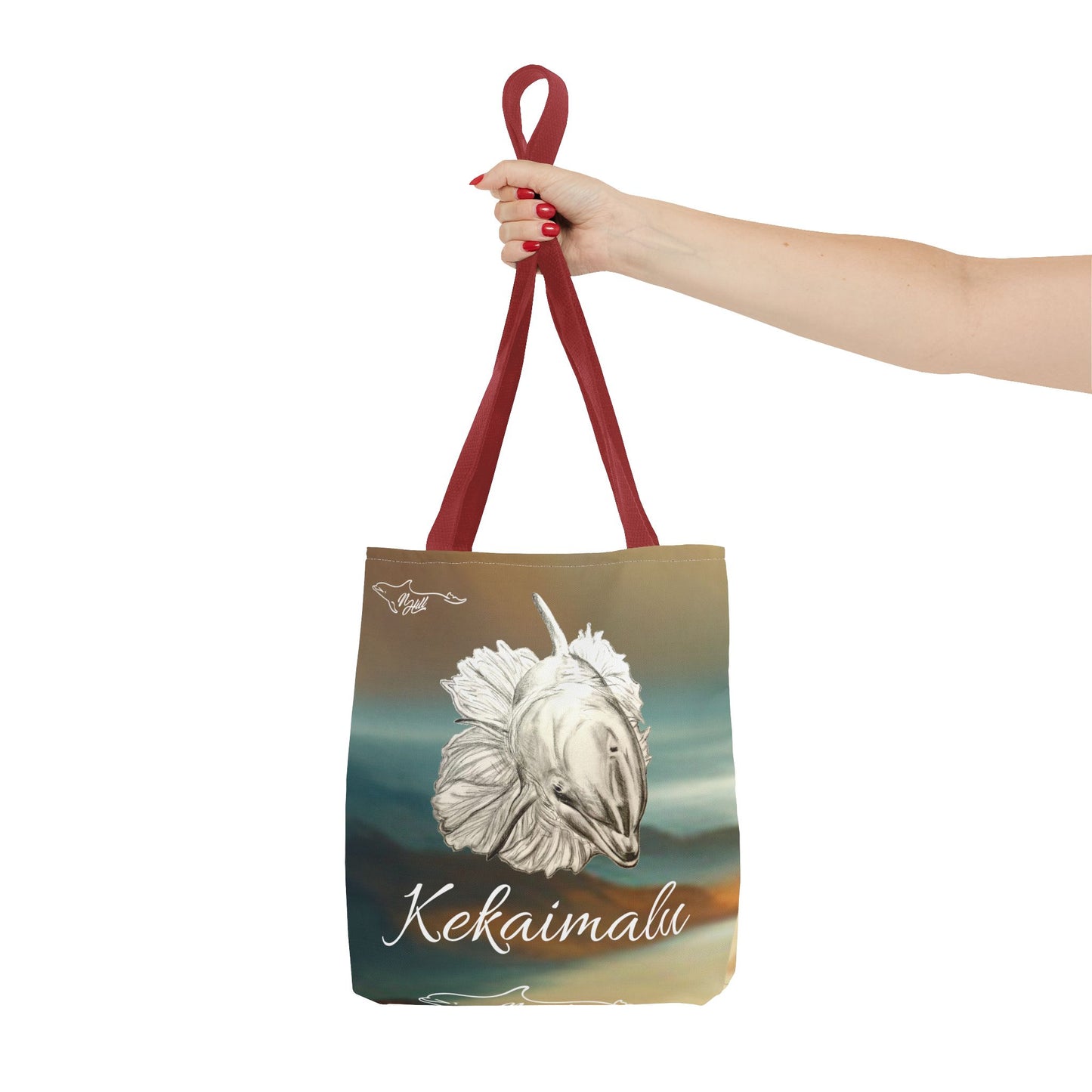 Kekaimalu Wholphin Tote Bag (AOP)