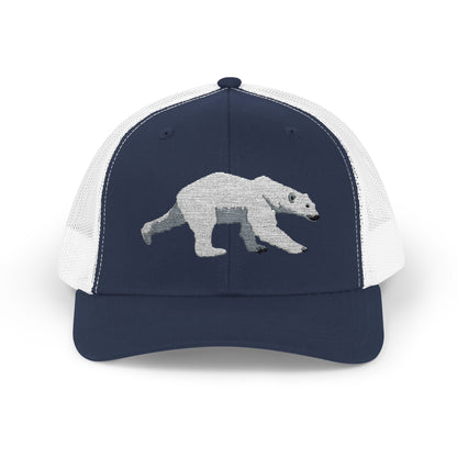 Polar Bear Snapback Trucker Cap