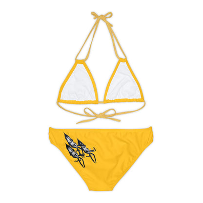 Tropical Squid Strappy Bikini Set (AOP)