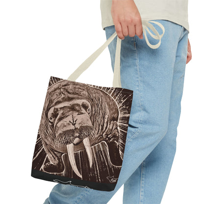 Stellar Walrus Tote Bag (AOP)