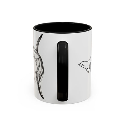 Copy of I Love Coffee and Orcas Accent Coffee Mug  15oz