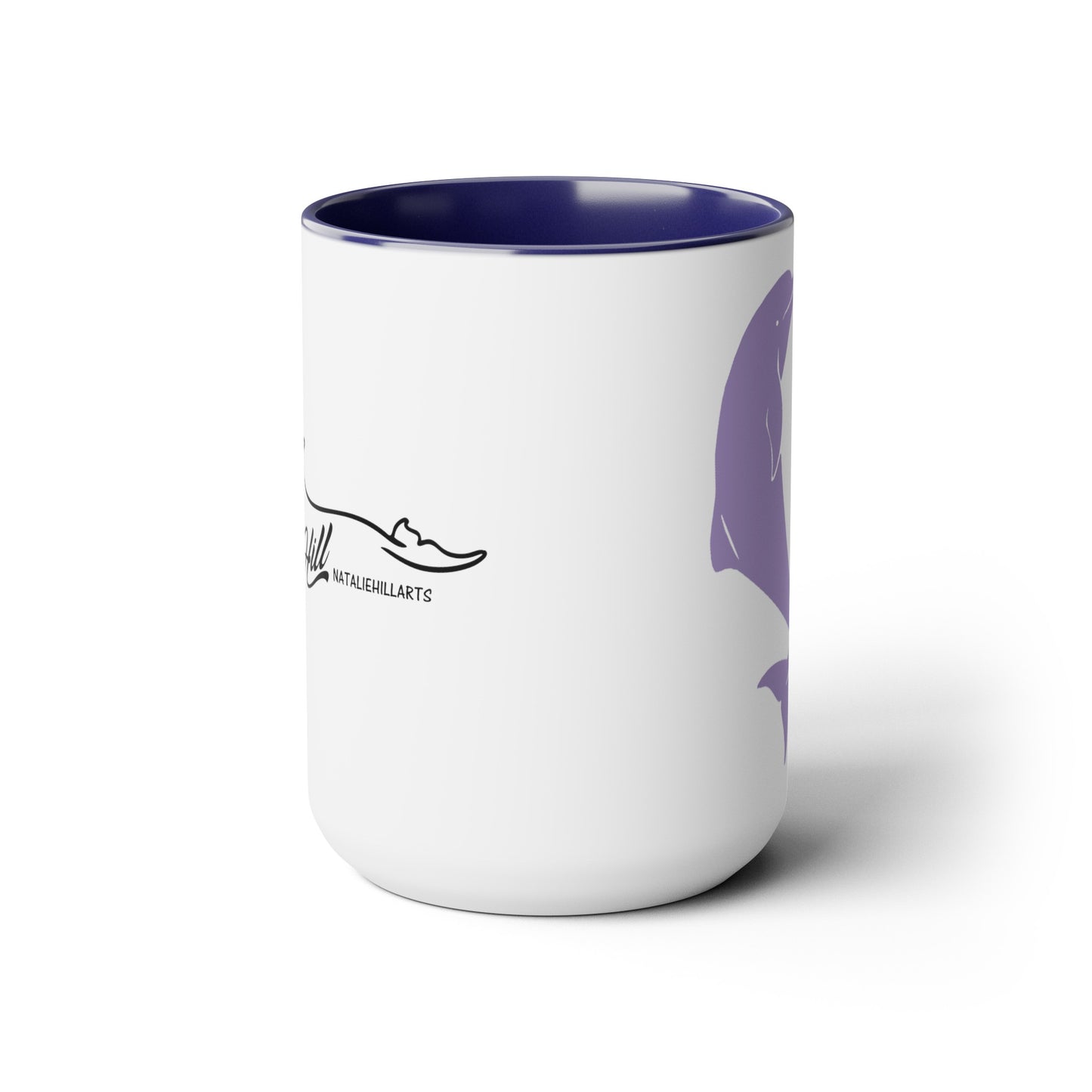 Cancer Research Two-Tone Coffee Mugs, 15oz