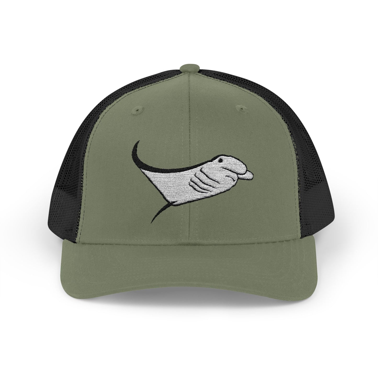 Manta Ray Snapback Trucker Cap