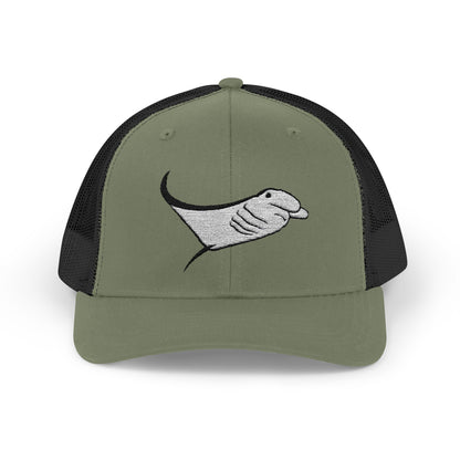 Manta Ray Snapback Trucker Cap