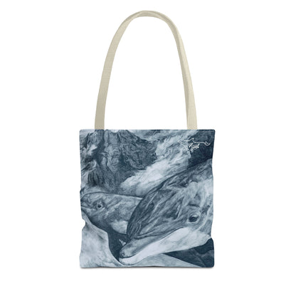 Dolphin Summit Tote Bag (AOP)