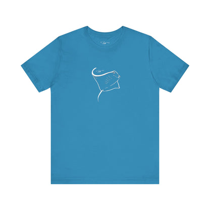 Manta Ray inverted Unisex Jersey Short Sleeve Tee