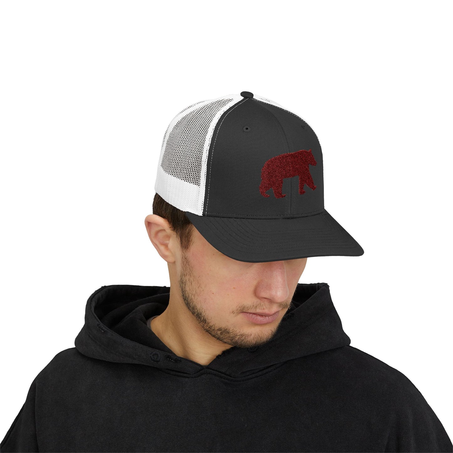 Bear Snapback Trucker Cap