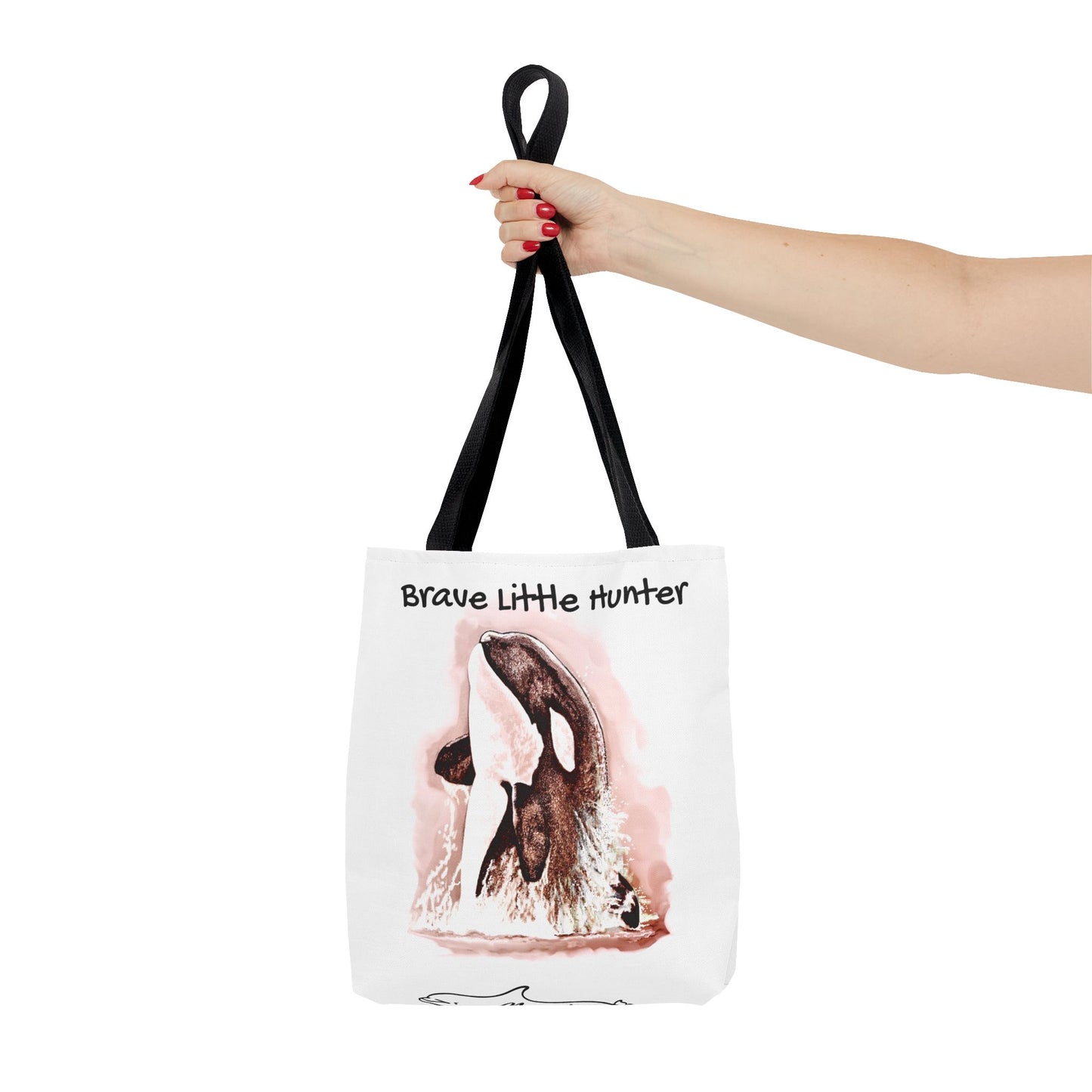 Brave Little Hunter Orca Tote Bag (AOP)