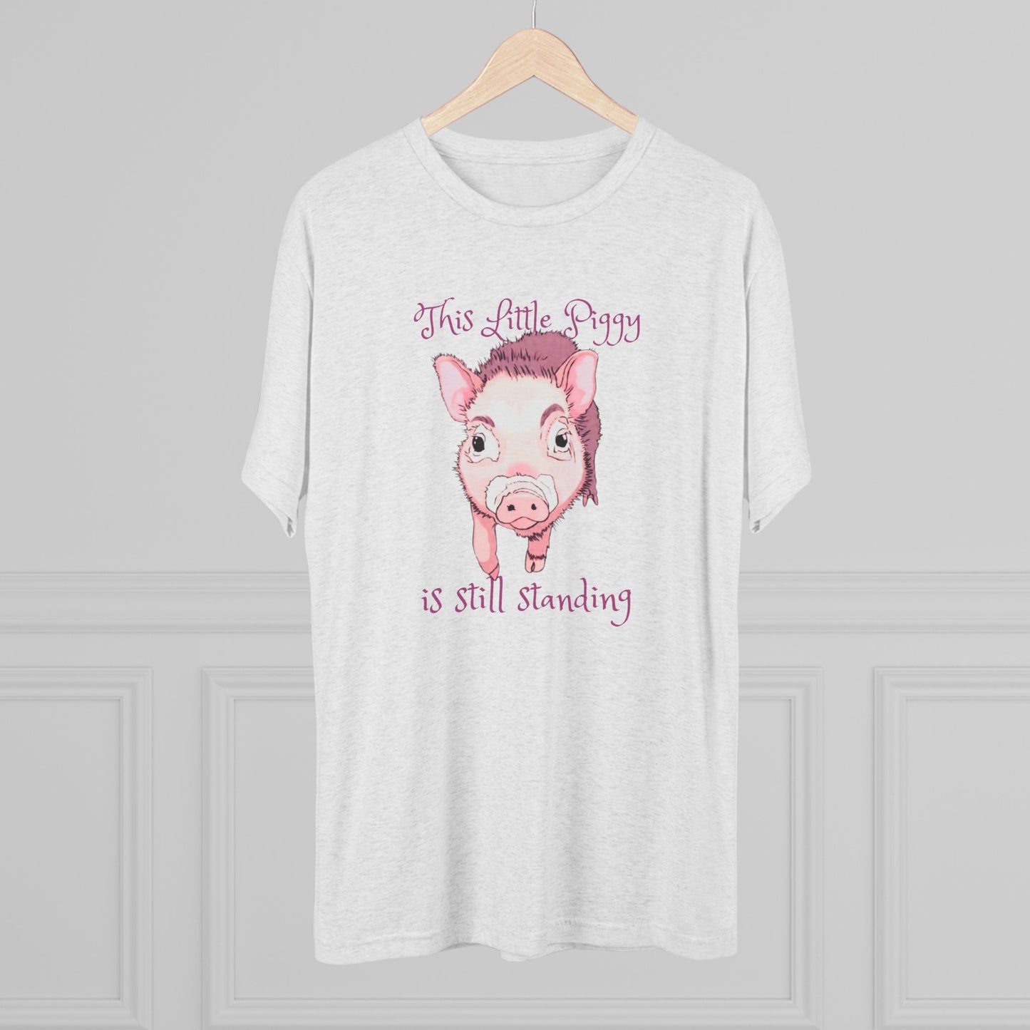 This Little Piggy Unisex Tri-Blend Crew Tee