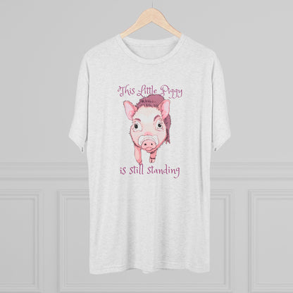 This Little Piggy Unisex Tri-Blend Crew Tee