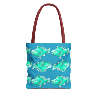 Blue Parrot FishTote Bag (AOP)