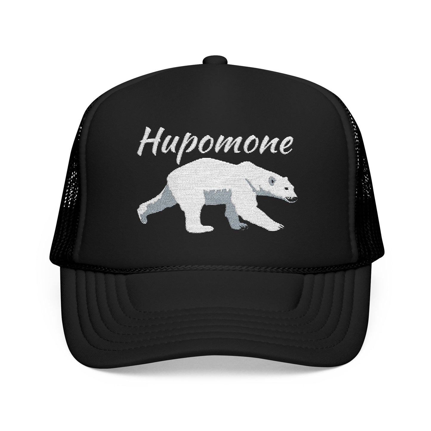 Hupomone Polar Bear Foam Trucker Hat (Embroidery)