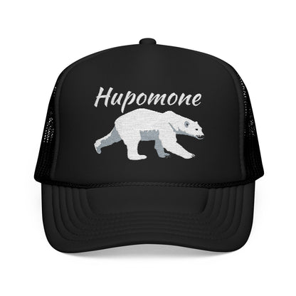 Hupomone Polar Bear Foam Trucker Hat (Embroidery)
