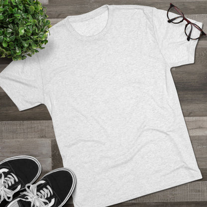 Deep Thinker Octopus Unisex Tri-Blend Back Print Crew Tee