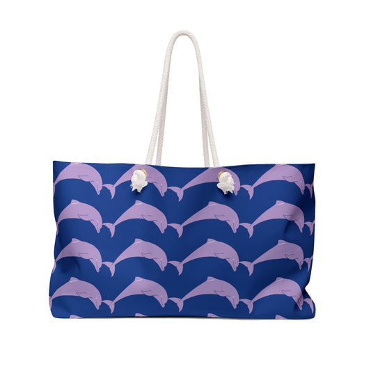 Dolphin Pattern Weekender Bag