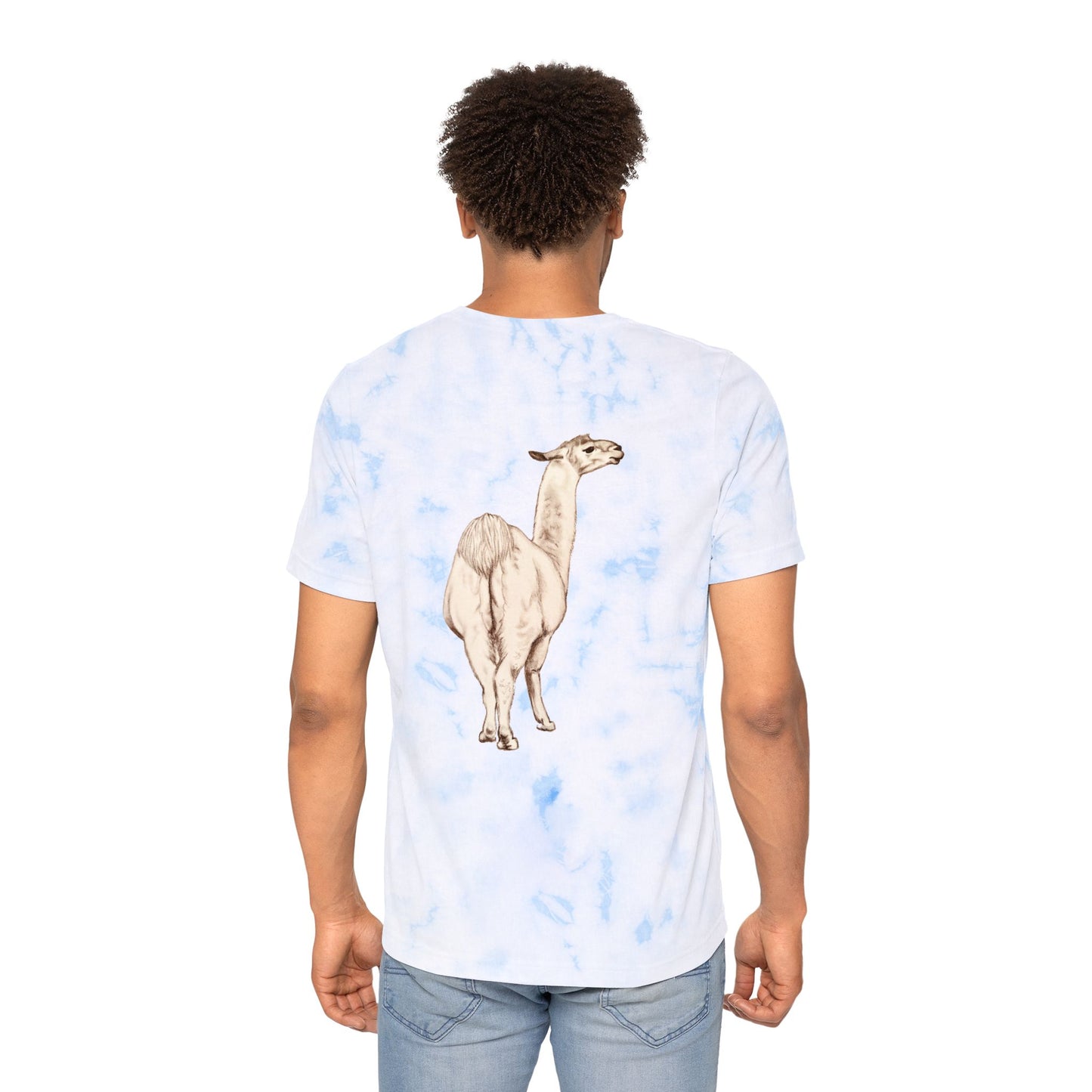 Llama Unisex FWD Fashion Tie-Dyed T-Shirt