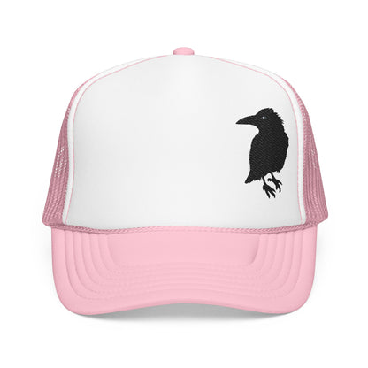 Crow Trucker Hat (Embroidery)