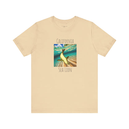 California Sea Lion Swim Unisex Jersey Short Sleeve Tee