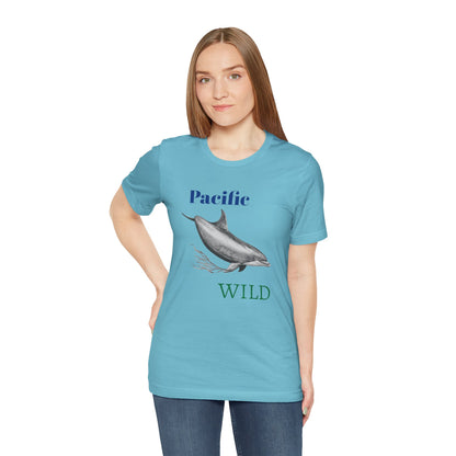 Pacific Wild Dolphin Unisex Jersey Short Sleeve Tee