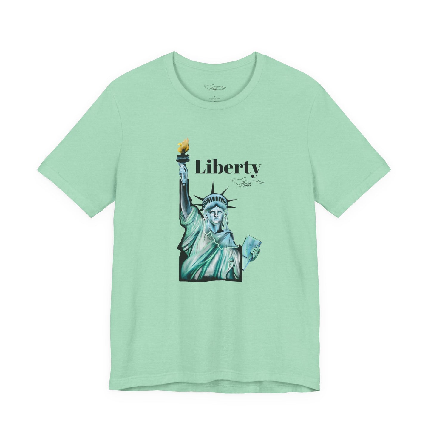 Idaho Statue of Liberty Unisex Jersey Short Sleeve Tee