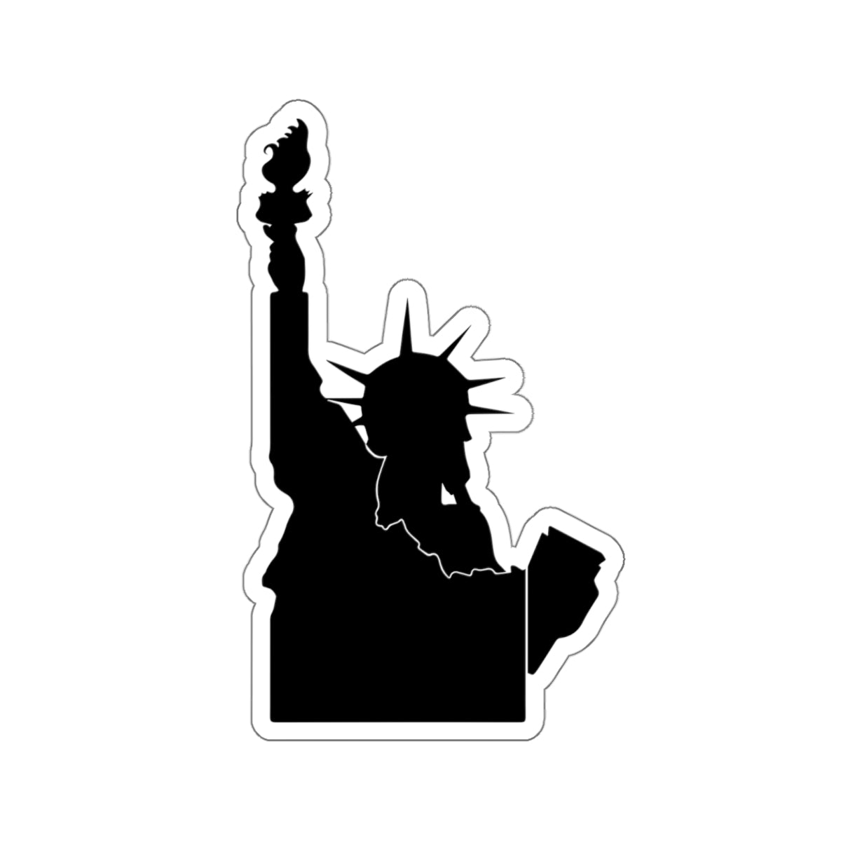 Statue of Liberty Kiss-Cut Stickers