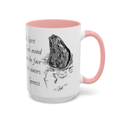 Humpback Whale Accent Coffee Mug, 11oz