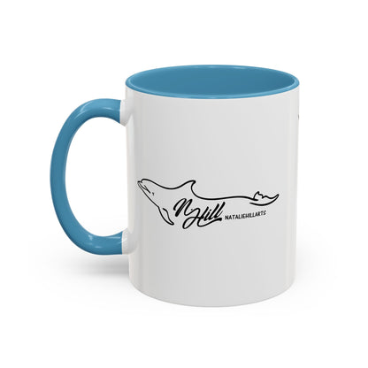 Dolphin Accent Coffee Mug, 11oz