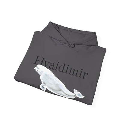 Hvaldimir Beluga Whale Unisex Heavy Blend™ Hooded Sweatshirt