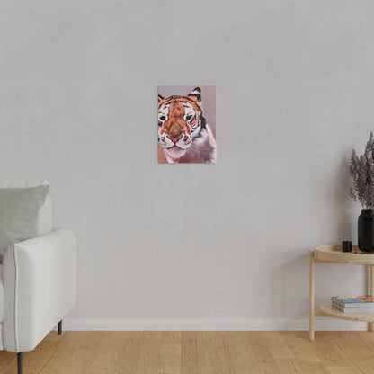 Tiger Matte Canvas, Stretched 10" x 8", 0.75"