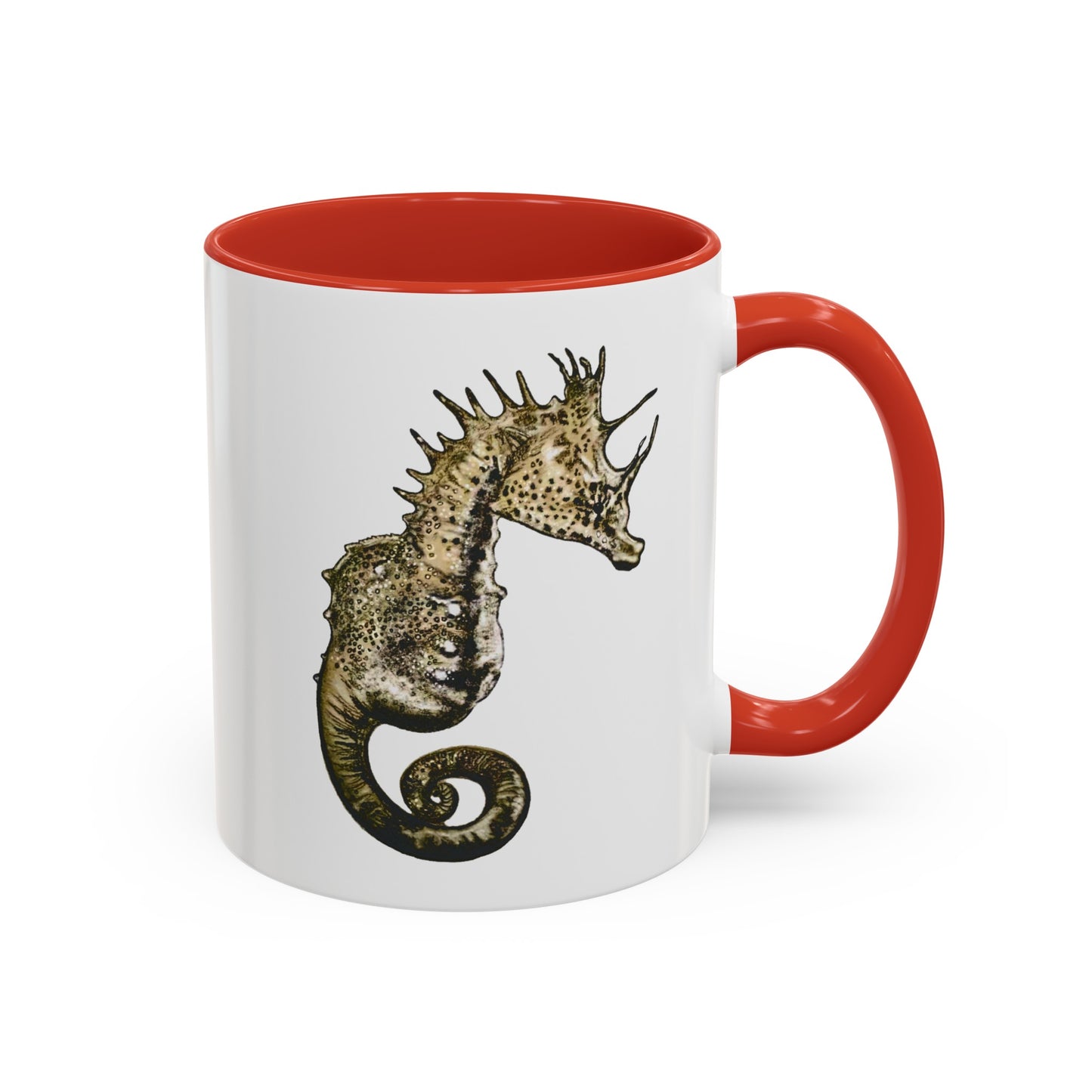 Sea Horse Accent Coffee Mug, 11oz