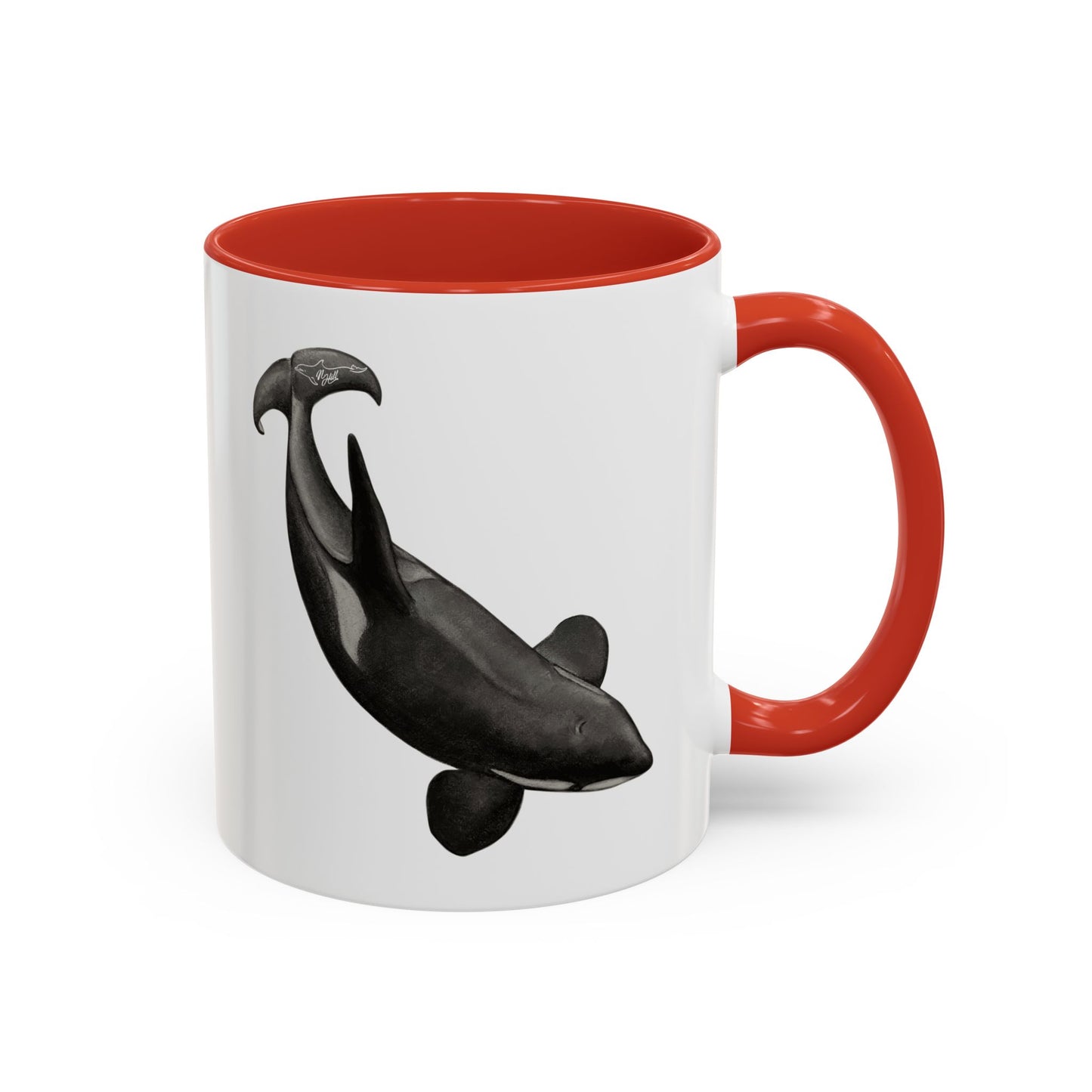 Orca Accent Coffee Mug, 11oz