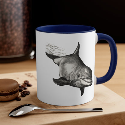 Dolphin Dive Coffee Mug, 11oz